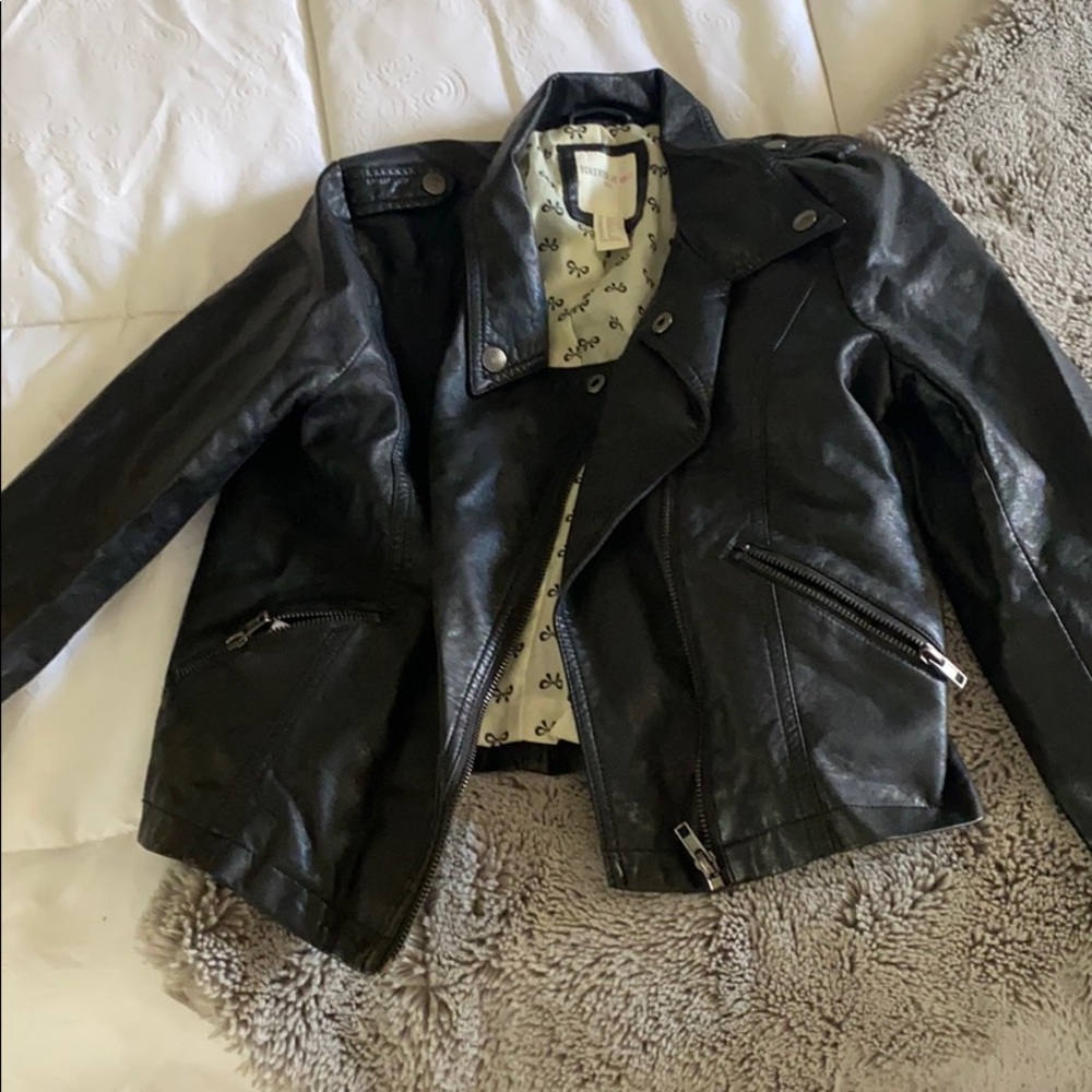 Leather jacket